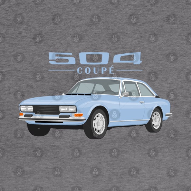 504 Coupé Cabriolet Coupe light blue by creative.z